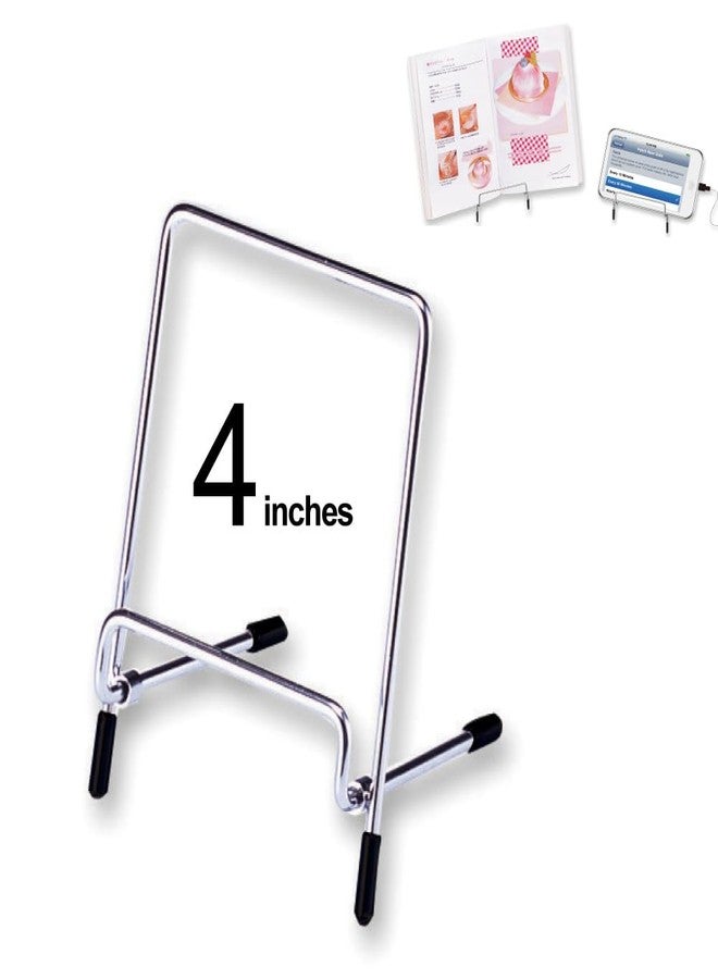 Asmix Asuka DB521 Free Plate stands for Display Decorative Plate Book,Photo Easel small, Silver 4inch Display stands - Image 1